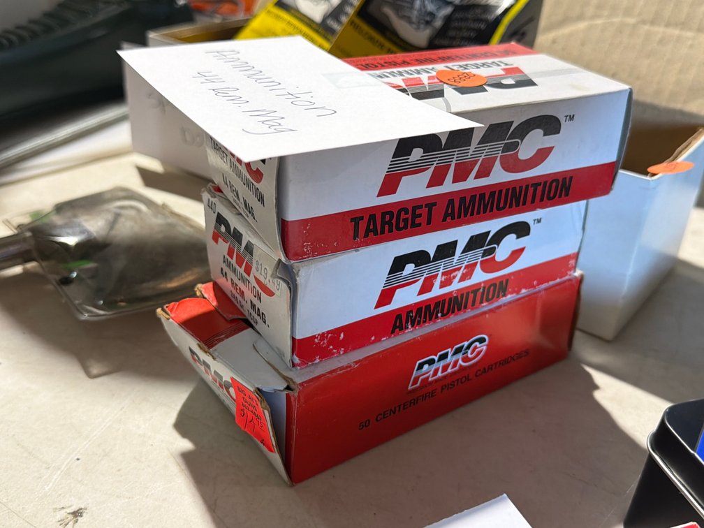 44 REM AMMO- 122 ROUNDS