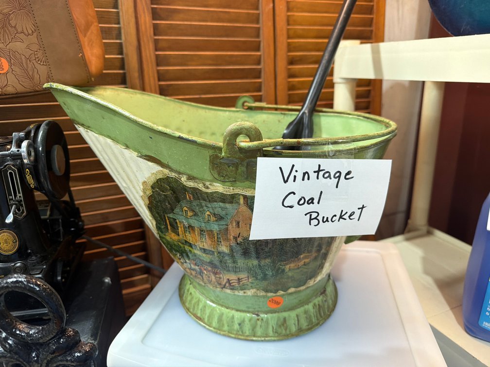 VINTAGE COAL BUCKET