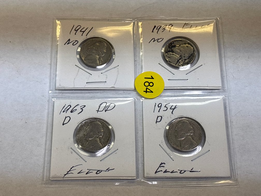 (4) JEFFERSON NICKELS