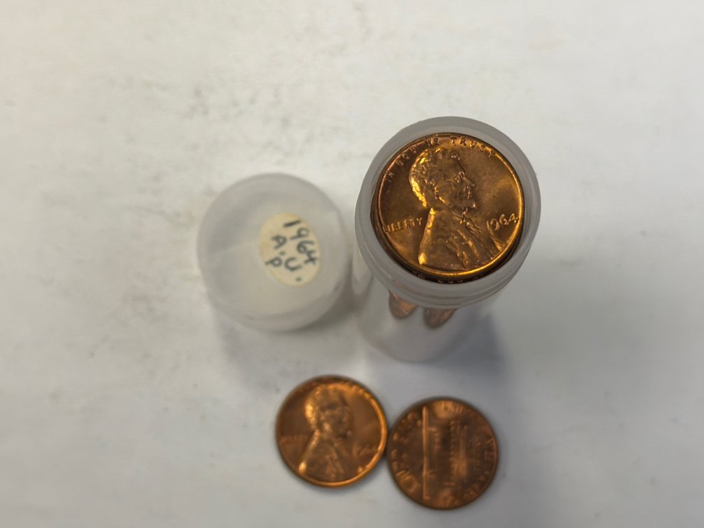 ROLL OF 1964 PENNIES