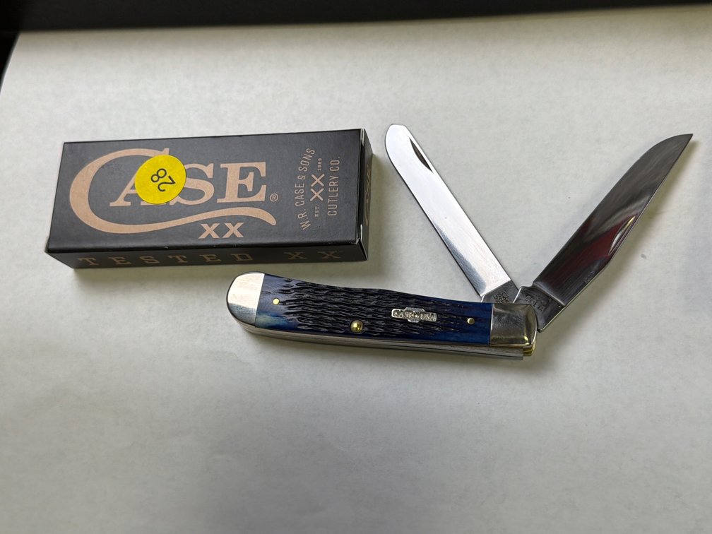 CASE XX BLUE BONE ROGERS CORN COB JIG TRAPPER