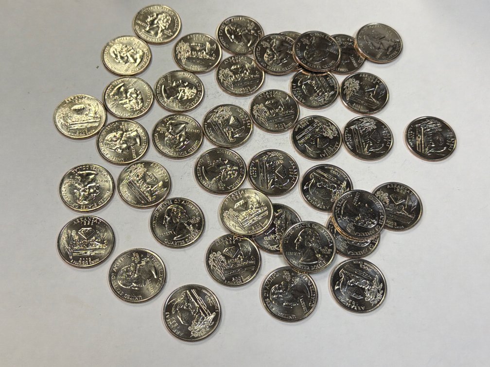 LOT OF 2003 ARKANSAS STATE QUARTERS