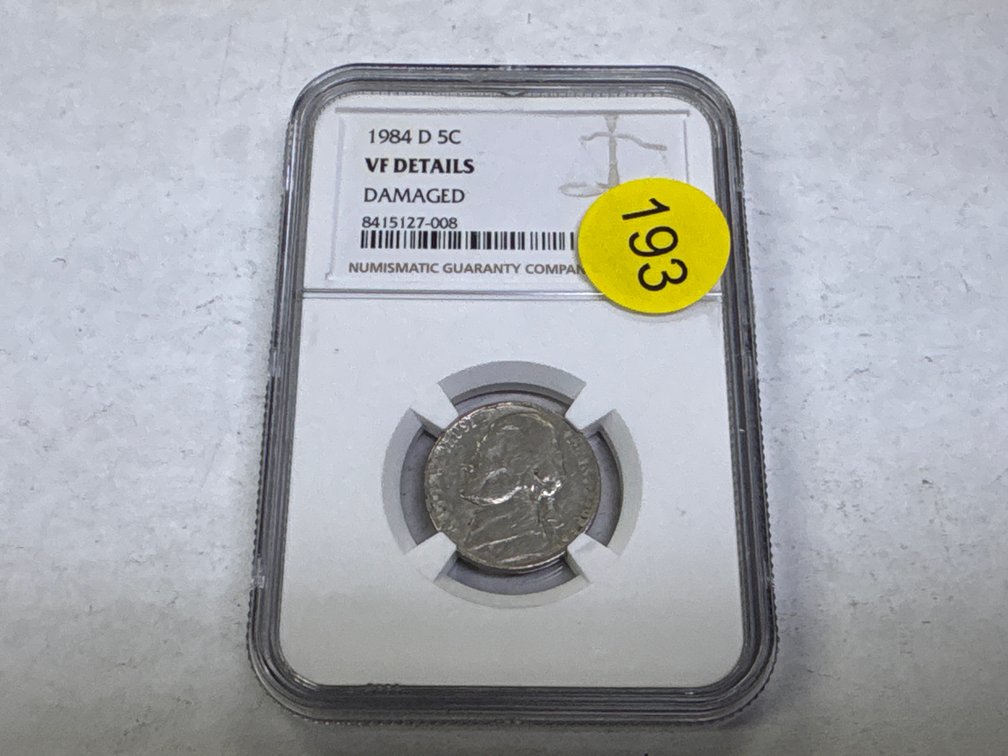 1984 D JEFFERSON NICKEL