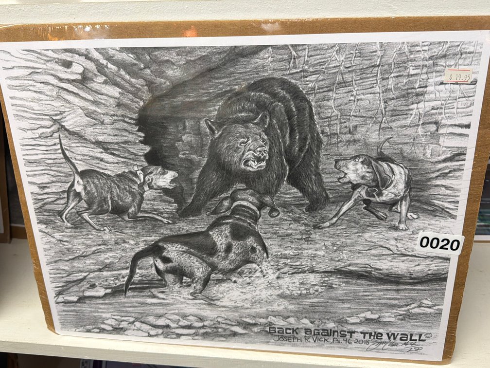 BACK AGAINST THE WALL PRINT BY JOSEPH VICK