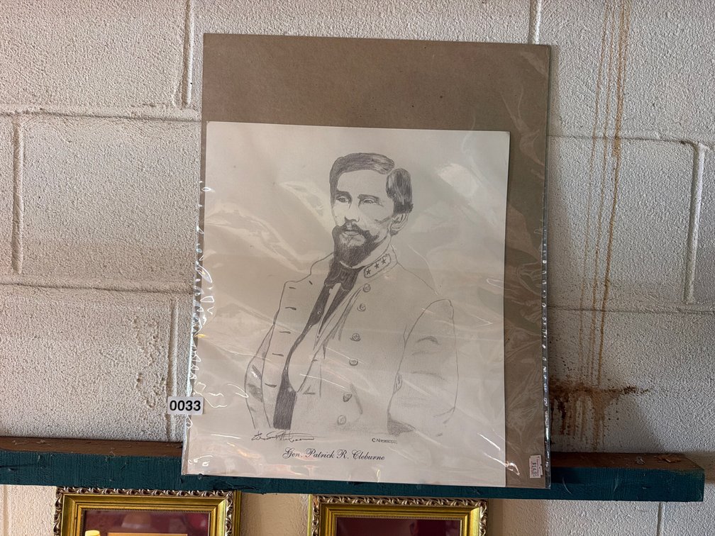GENERAL PATRICK CLEBURNE DRAWING