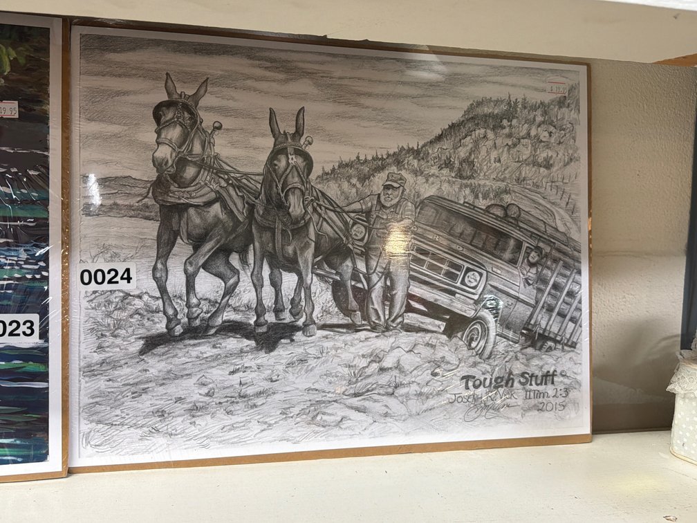 TOUGH STUFF PRINT BY JOSEPH VICK