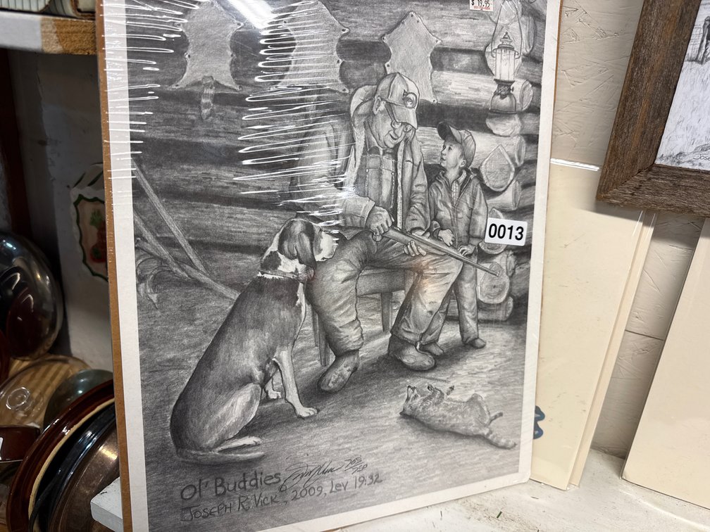 OL’ BUDDIES PRINT BY JOSEPH VICK