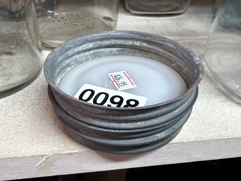 (2) BALL MASON JAR LIDS