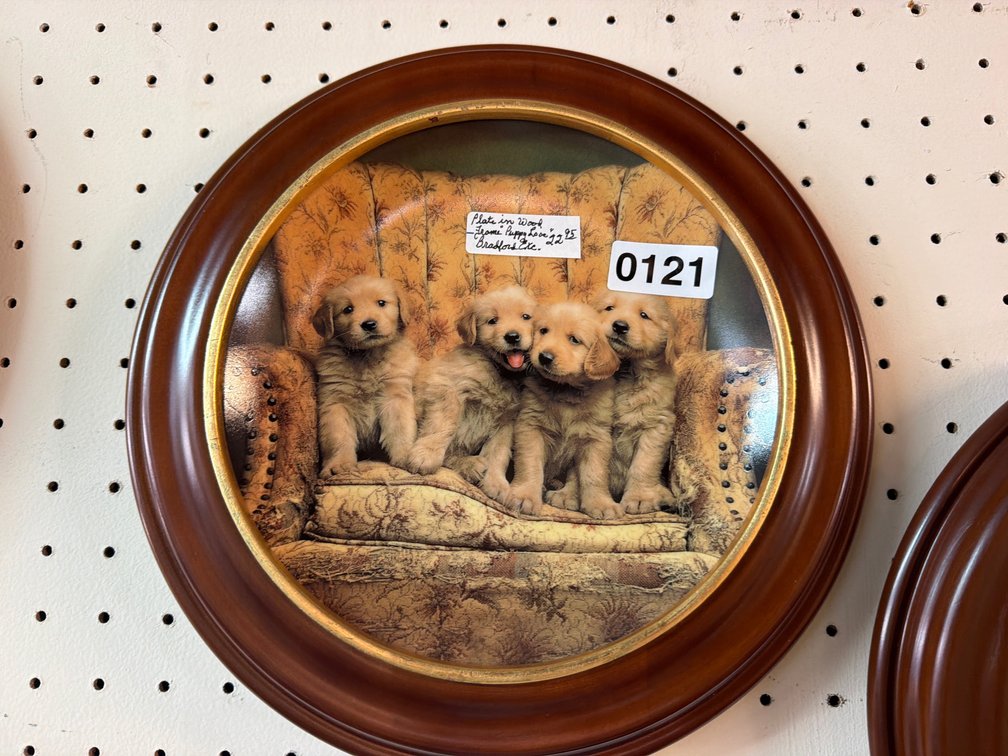 FRAMED BEST SEAT IN THE HOUSE COLLECTOR PLATE