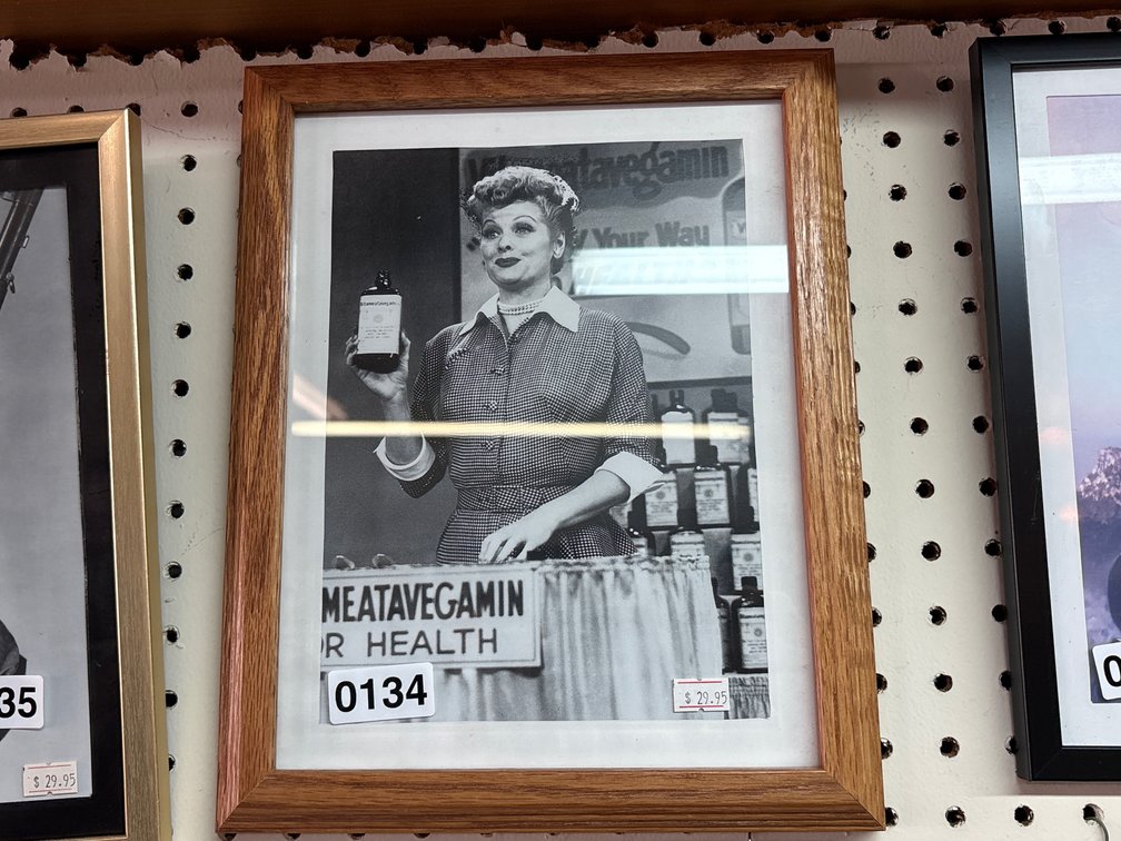 SMALL I LOVE LUCY FRAMED PRINT