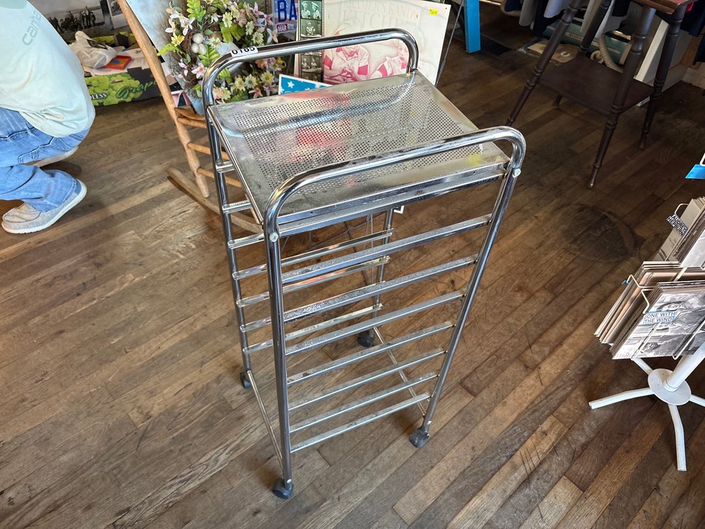 ROLLING METAL SHELF