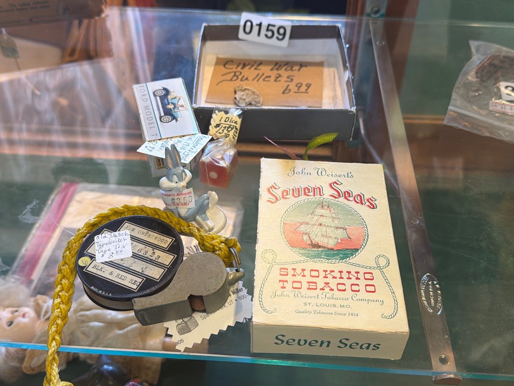 CIVIL WAR BULETS, TYPEWRITER TAPE, MISC
