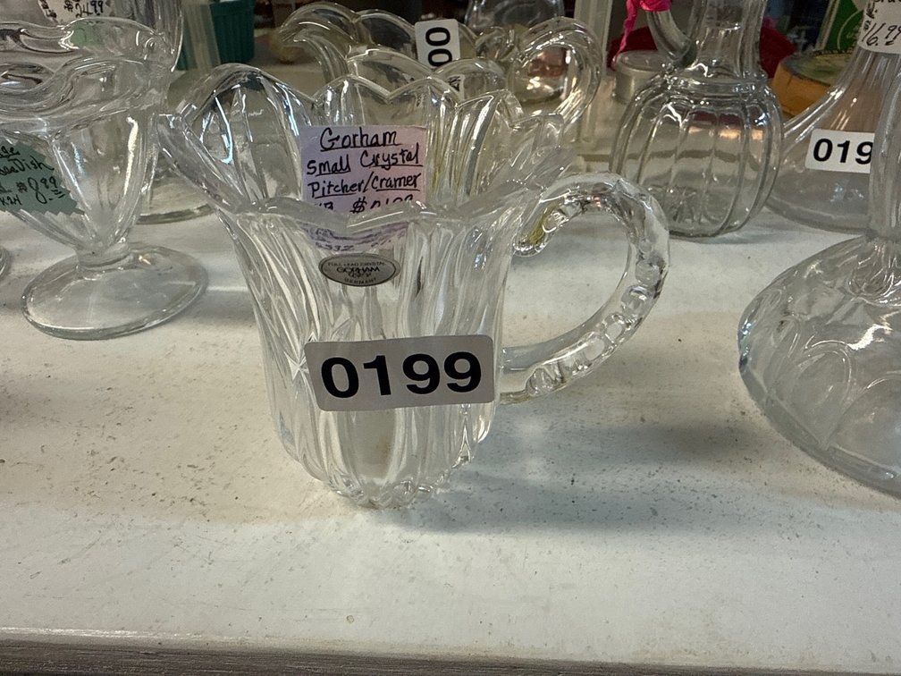 GORHAM CRYSTAL CREAMER