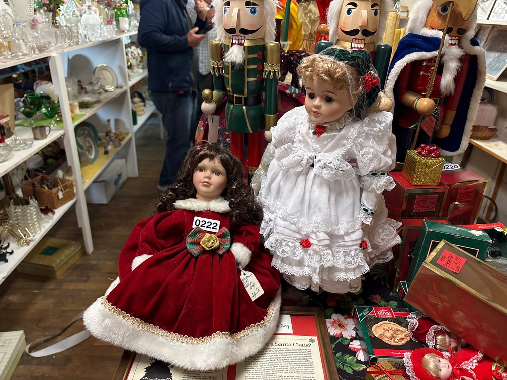 (2) PORCELAIN DOLLS