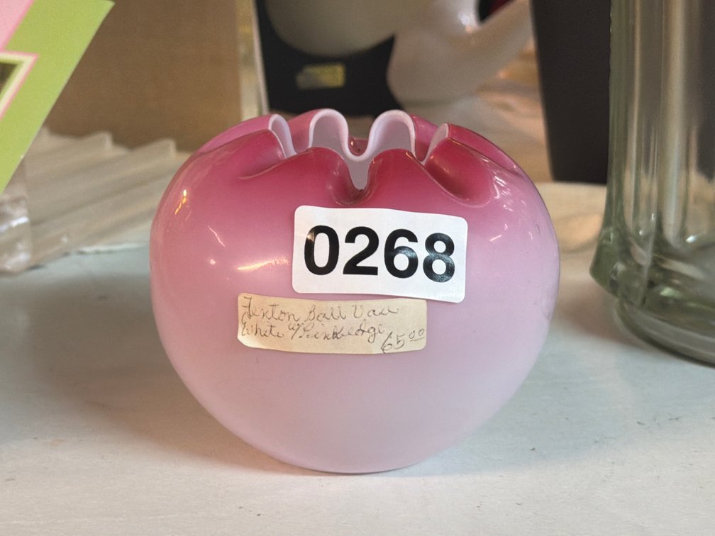 FENTON BALL VASE