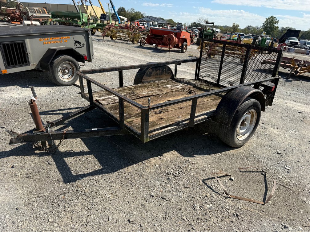 5’x8’ 2 WHEEL TRAILER WITH GATE
