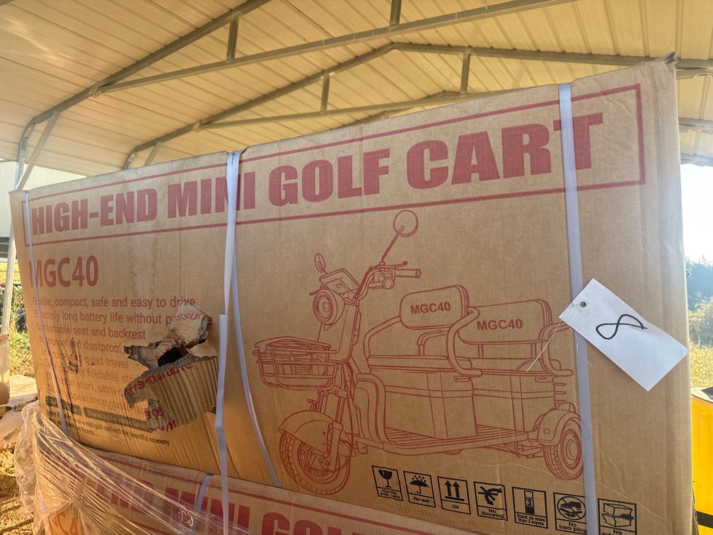 GREEN MINI GOLF CART