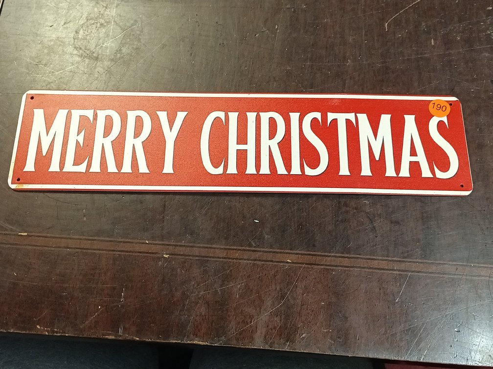MERRY CHRISTMAS SIGN