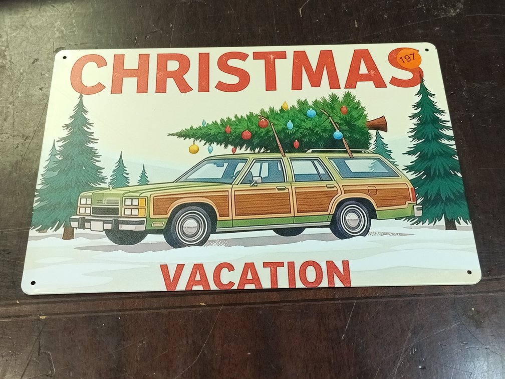 CHRISTMAS VACATION SIGN