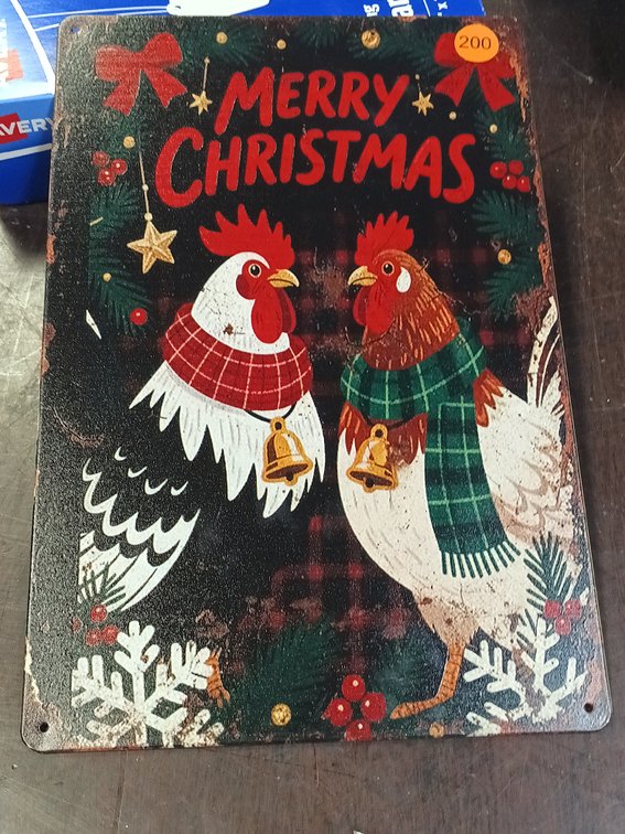 MEERY CHRISTMAS SIGN