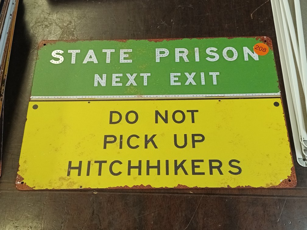 STATE PRISON SIGN