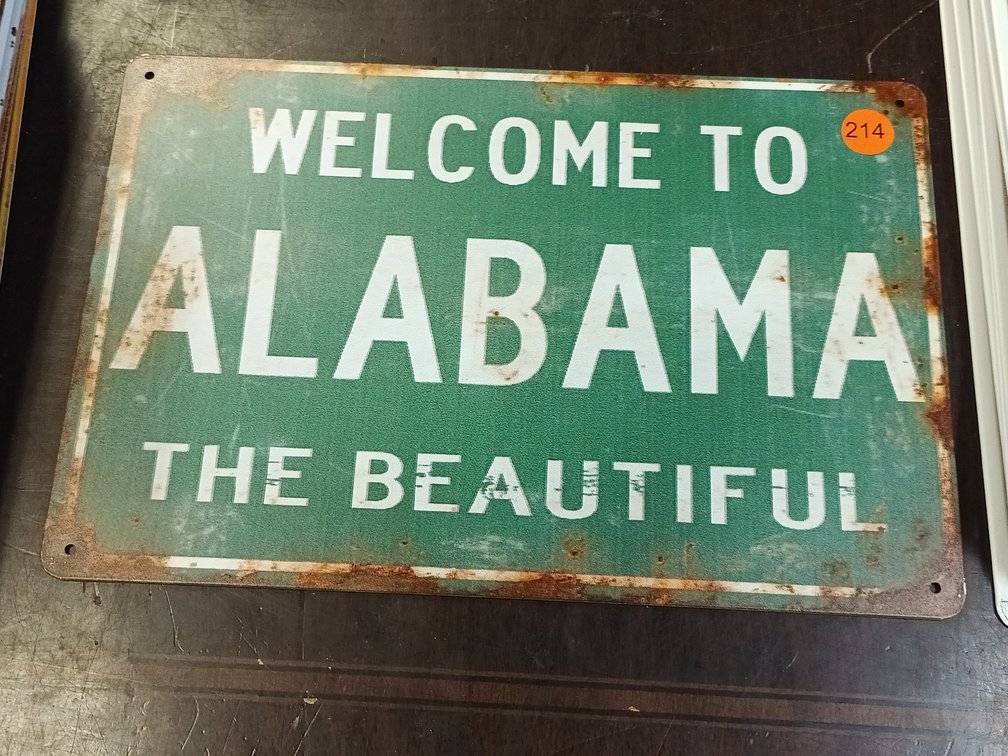 WELCOME TO ALABAMA SIGN