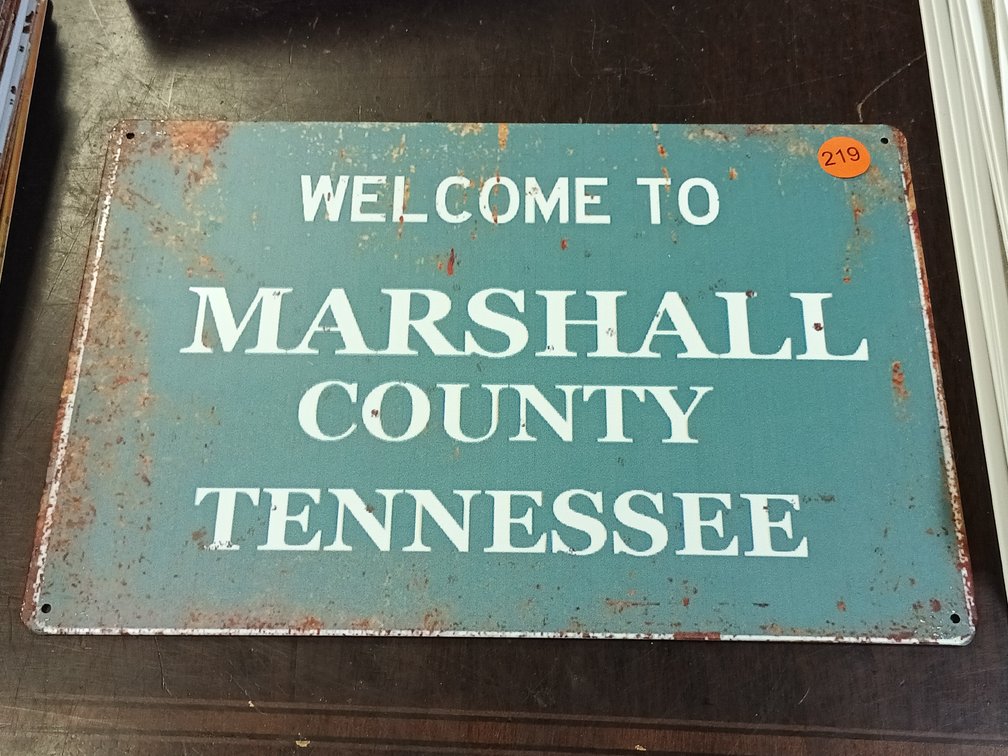 WELCOME TO MARSHALL COUNTY SIGN