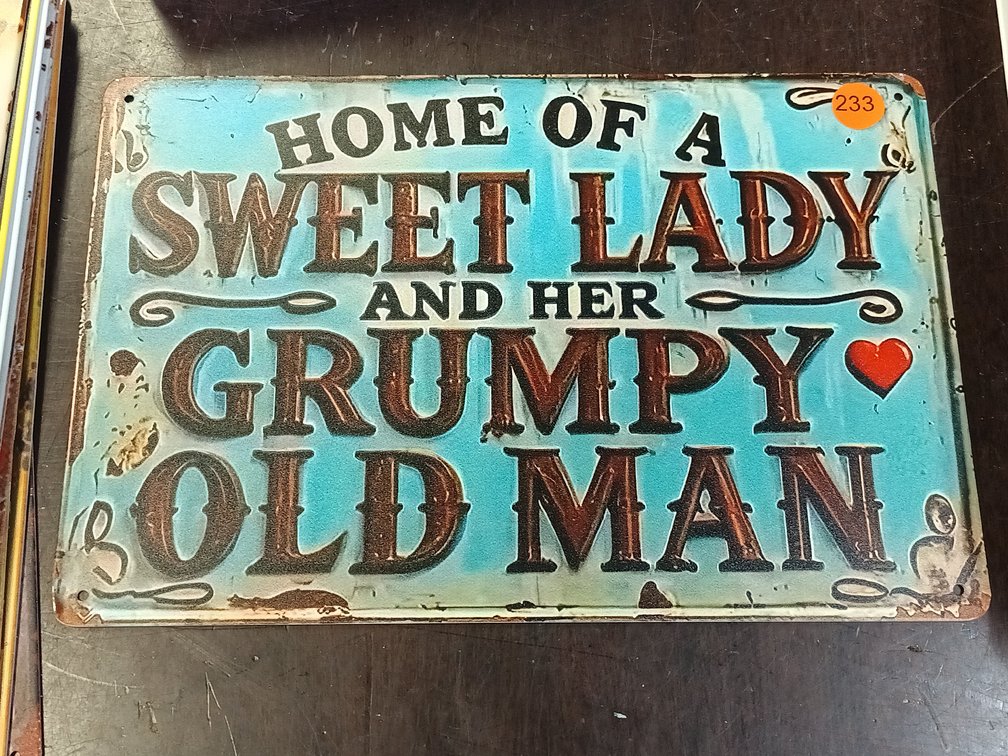HOME OF A SWEET LADY SIGN