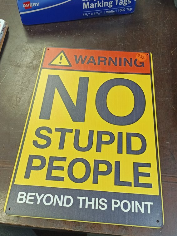 WARNING SIGN