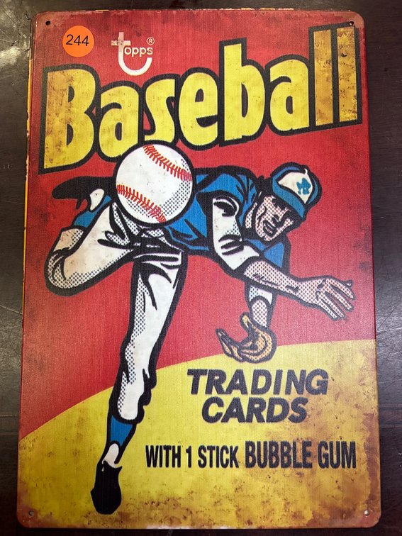 TOPPS BASEBALL SIGN