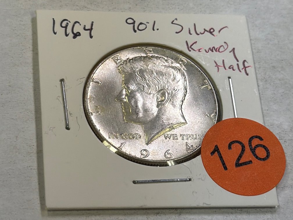 1964 SILVER KENNEDY HALF DOLLAR