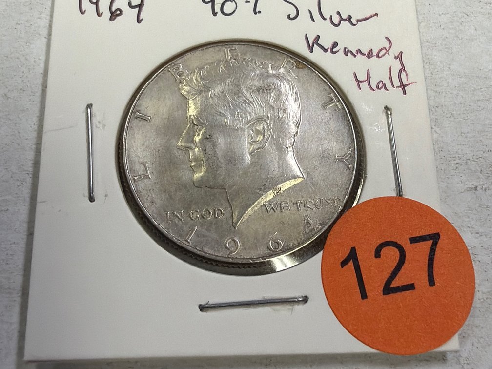 1964 SILVER KENNEDY HALF DOLLAR