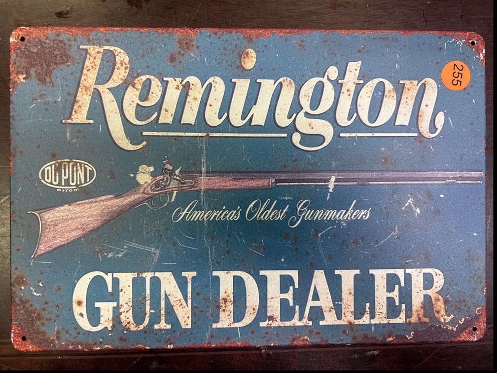 REMINGTON GUN DEALER SIGN