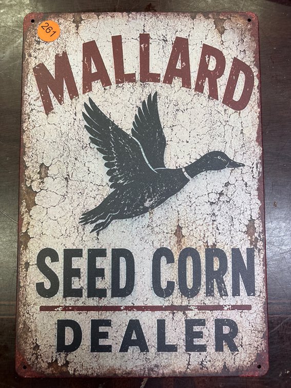 MALLARD SEED SIGN