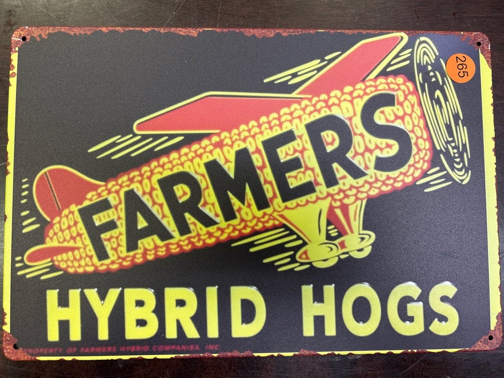 FARMERS HYBIRD SIGN