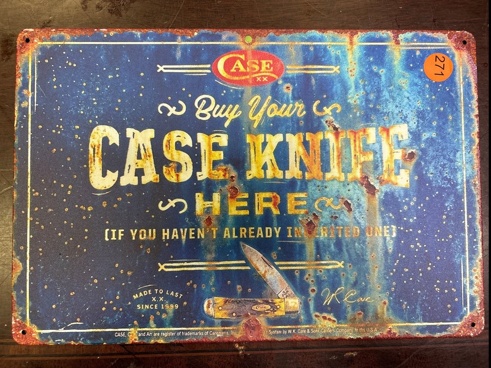CASE KNIFE SIGN