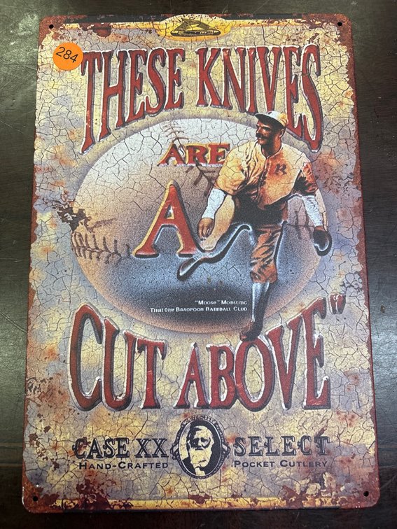 CASE KNIVES SIGN