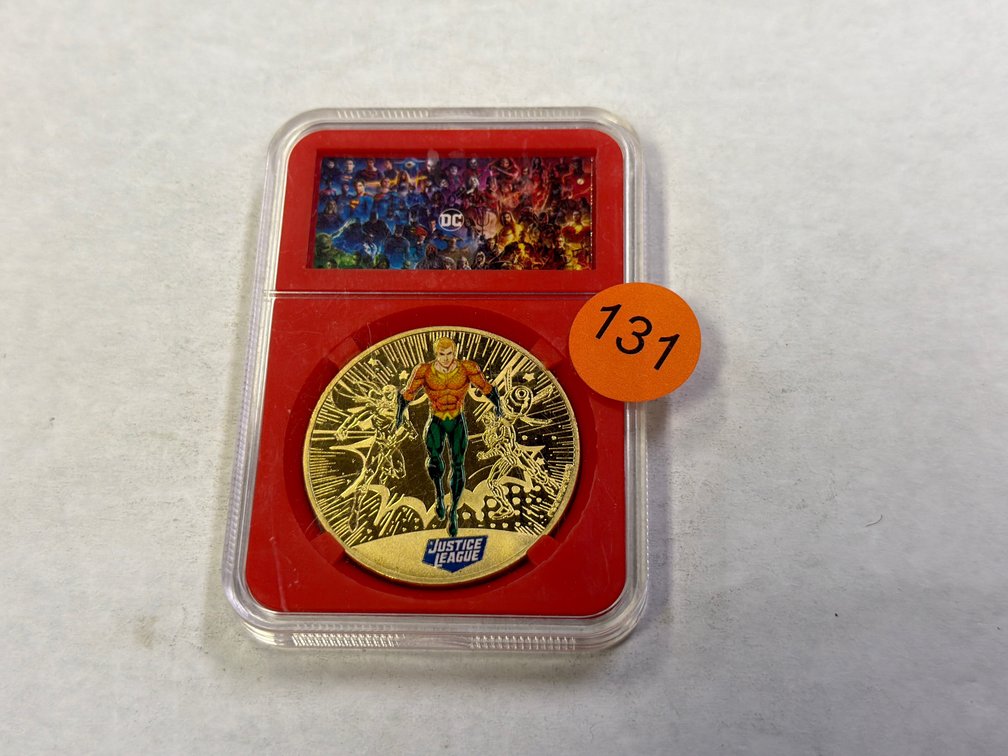 JUSTIC LEAGUE COMMEMORATIVE COIN