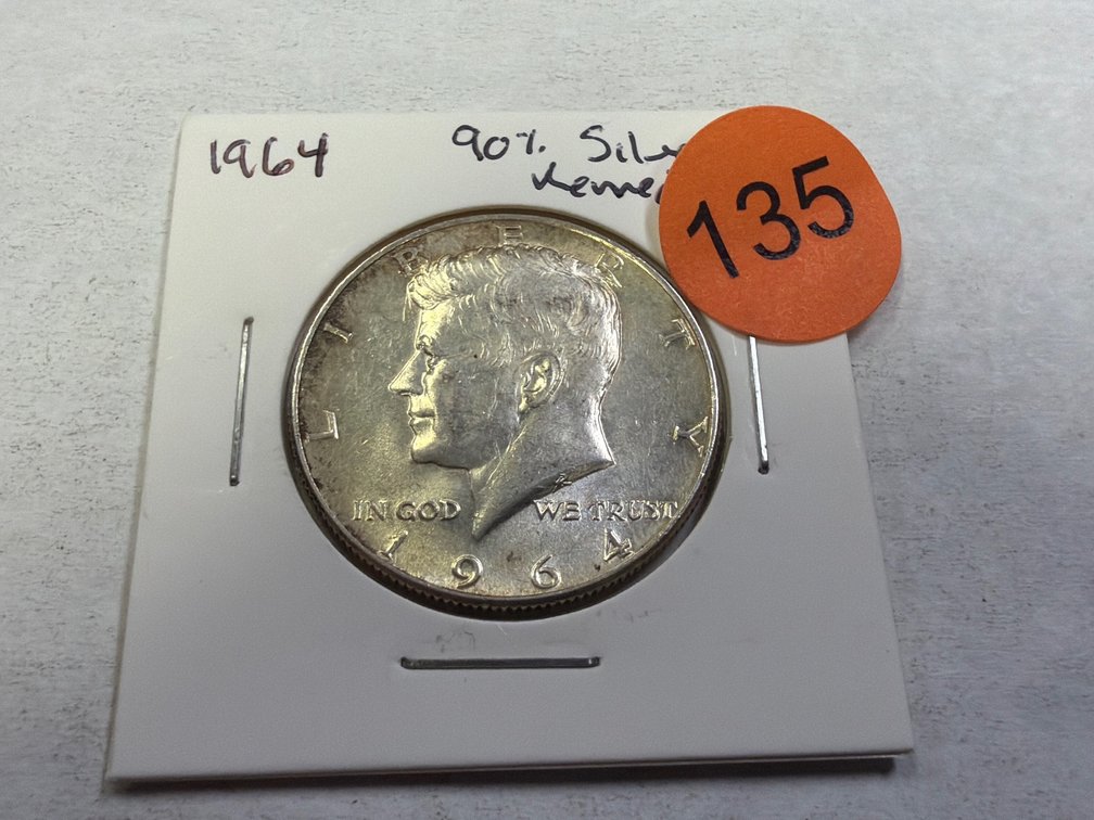 1964 SILVER KENNEDY HALF DOLLAR