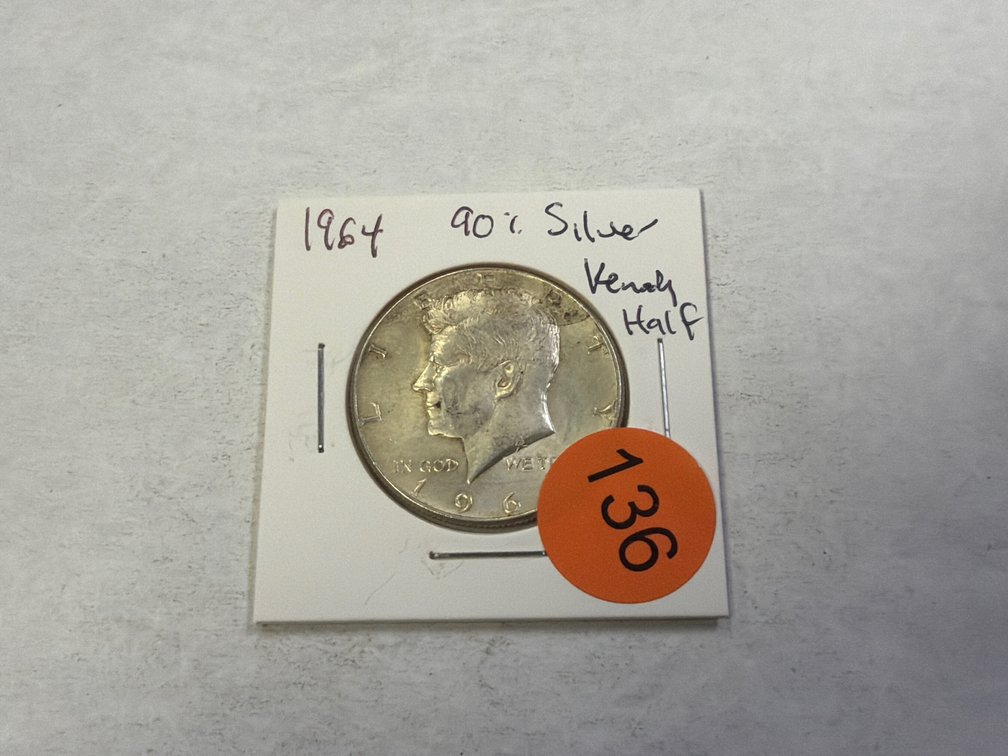 1964 SILVER KENNEDY HALF DOLLAR