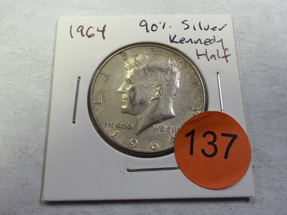 1964 SILVER KENNEDY HALF DOLLAR