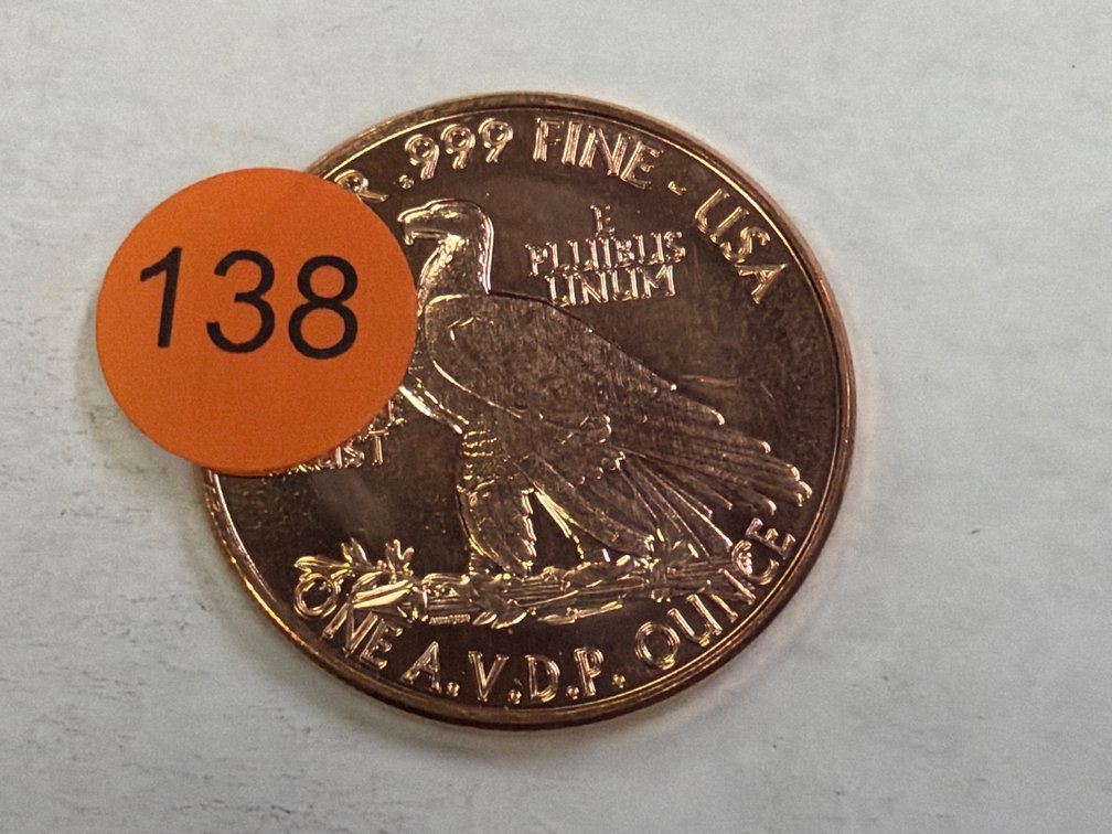 1 OZ COPPER ROUND