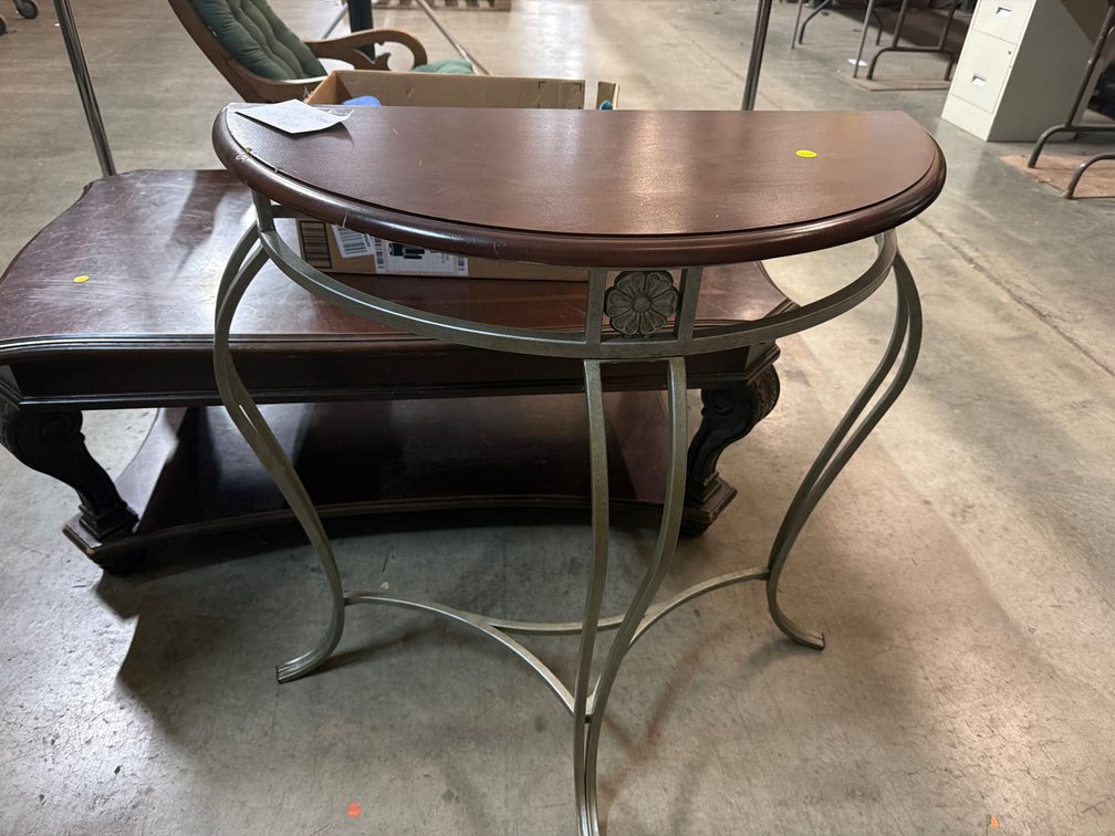 HALF  TABLE 30”X14”X32”