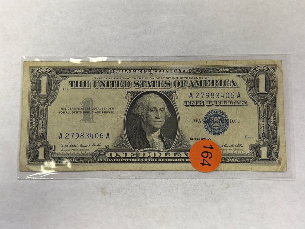 1957A $1 SILVER CERTIFICATE