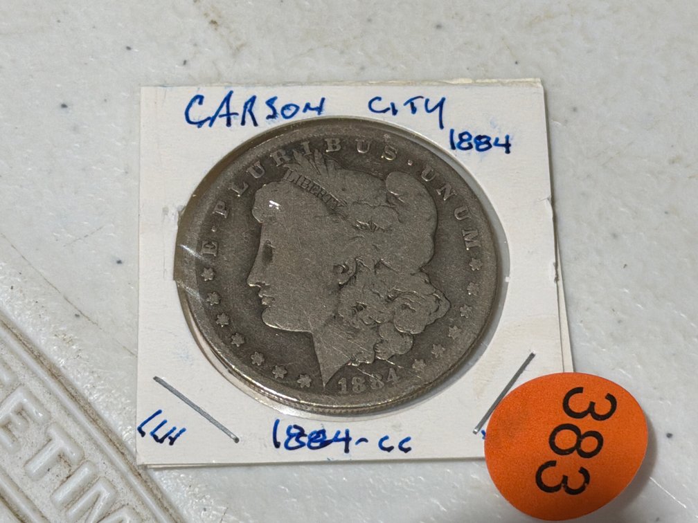 1884 CC MORGAN SILVER DOLLAR