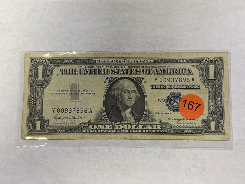 1957B $1 SILVER CERTIFICATE