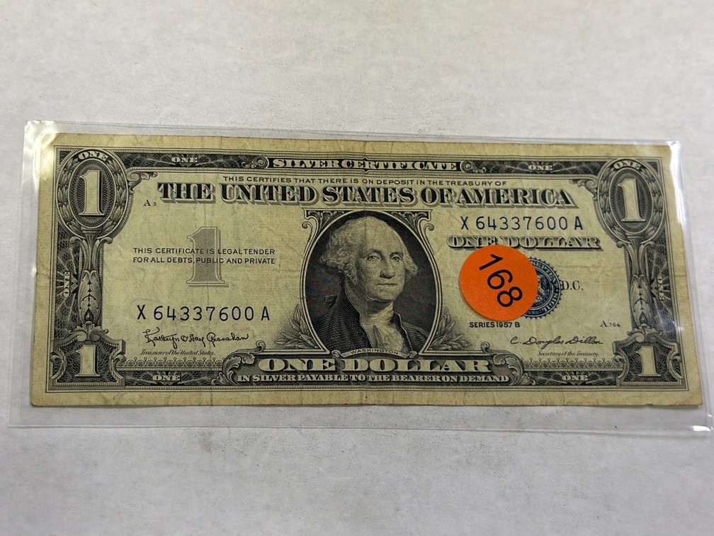 1957B $1 SILVER CERTIFICATE