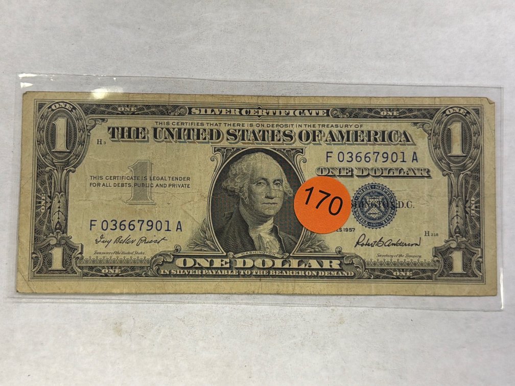 1957 $1 SILVER CERTIFICATE