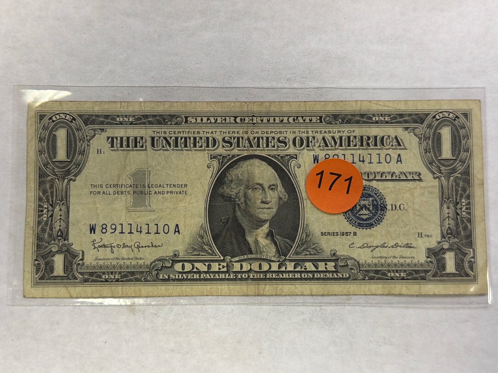 1957B $1 SILVER CERTIFICATE