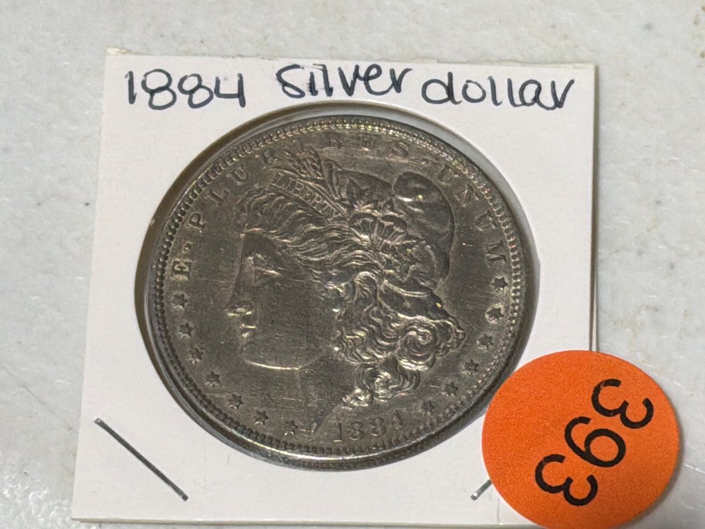 1884 MORGAN SILVER DOLLAR